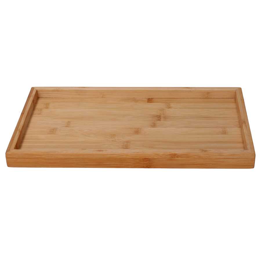 Acacia vassoio bagno rettangolare in legno